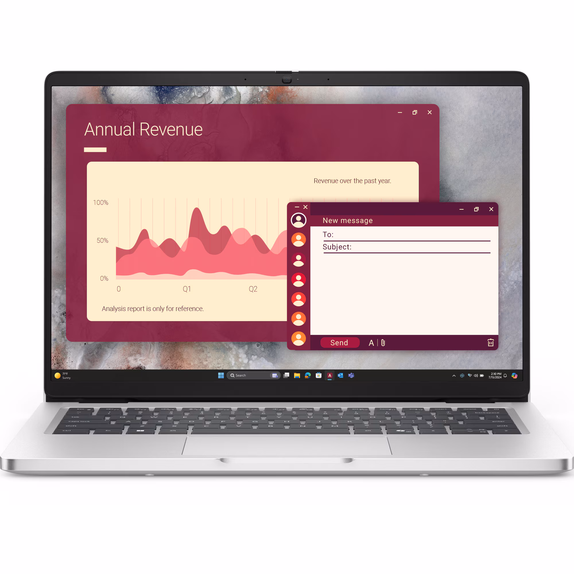 "Engineered for excellence. The Dell Pro 14, with its Core Ultra 7 processor and a robust 32GB/1TB configuration, delivers unmatched performance for the modern professional."