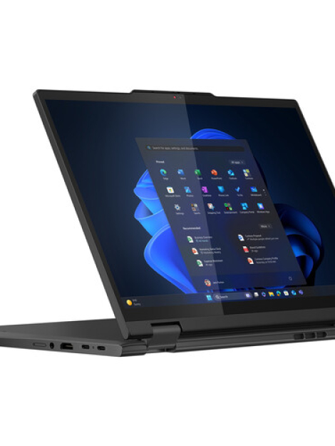"Efficiency evolved. With Intel Core Ultra AI processors and a 360° hinge, the T14s 2-in-1 adapts to your workflow, not the other way around."
