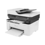 The Ultimate All-in-One: Meet the HP Laser MFP 137fnw—your new office powerhouse. 🚀 Print, scan, copy, and fax with professional laser quality that fits right on your desk.