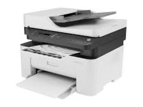 The Ultimate All-in-One: Meet the HP Laser MFP 137fnw—your new office powerhouse. 🚀 Print, scan, copy, and fax with professional laser quality that fits right on your desk.